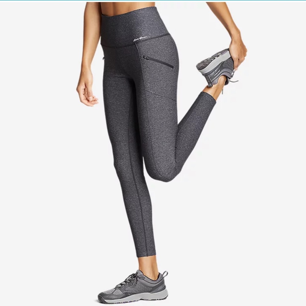 Eddie Bauer Trail Tight Leggings High-Rise Htr Gray Size XS